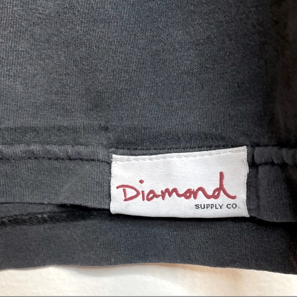 Vintage Diamond Supply Co. T-shirt Mens Size Large Black Made In USA - Picture 2 of 7